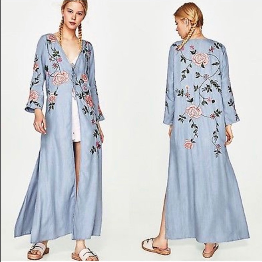 Zara Embroidery Kimono